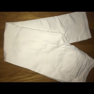 J. Crew Matchstick White Jeans, Size 28